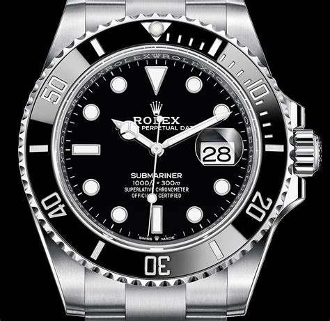 rolex oyster perpetual submariner black dial stainless steel|Rolex Submariner official website.